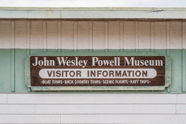 Page, AZ, ABD - 26 Eylül 2020 John Wesley Powell Müzesi