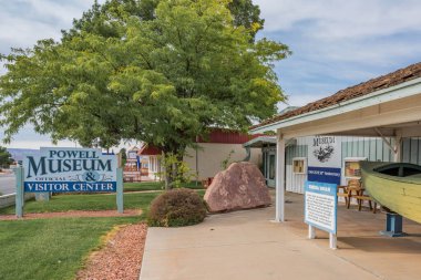 Page, AZ, ABD - 26 Eylül 2020 John Wesley Powell Müzesi