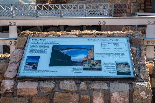 Grand Canyon Usa Oct 2020 Navajo Bridge — стокове фото