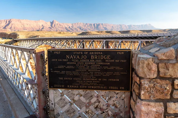 Grand Canyon Usa Ottobre 2020 Ponte Navajo — Foto Stock