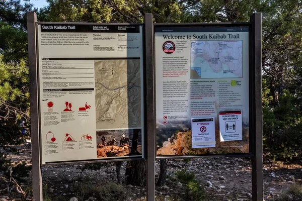 Grand Canyon Usa Oct 2020 South Kaibab Trail — стокове фото