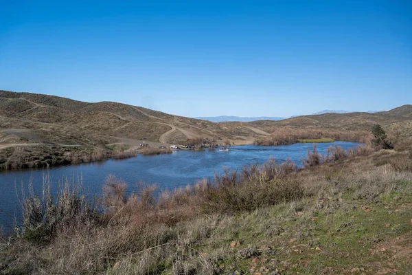 Una Hermosa Vista Naturaleza Lake Elsinore California —  Fotos de Stock