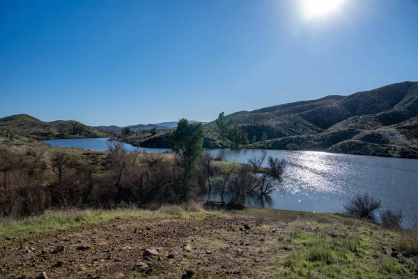 Una Hermosa Vista Naturaleza Lake Elsinore California —  Fotos de Stock