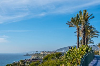 Orange County 'deki Salt Creek Sahili' nin destansı manzarası.