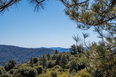 Coachella Vadisi 'ndeki destansı dağ manzarası