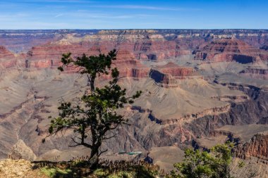 Parkın yürüyüş izinden destansı kanyon manzarası