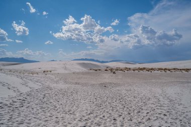 White Sands NP, New Mexico 'da doğaya güzel bir bakış açısı
