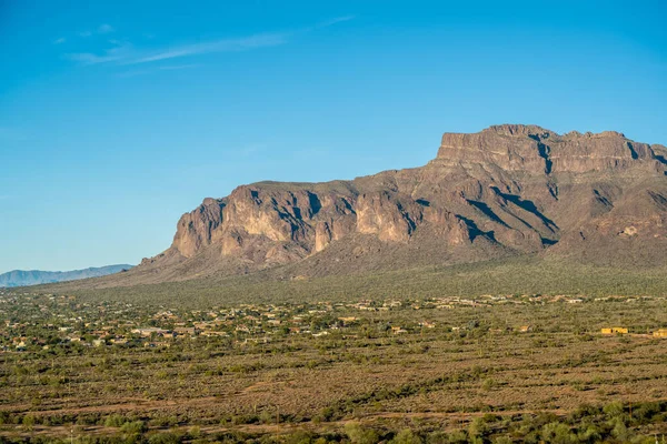 Overlooking View Nature Apache Junction Arizona — Stock Photo, Image