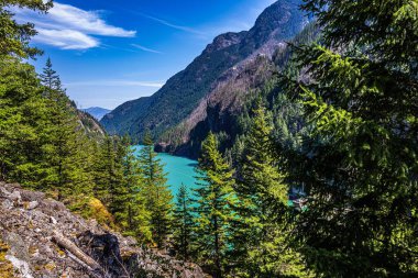 Kuzey Cascades NP, Washington manzarası