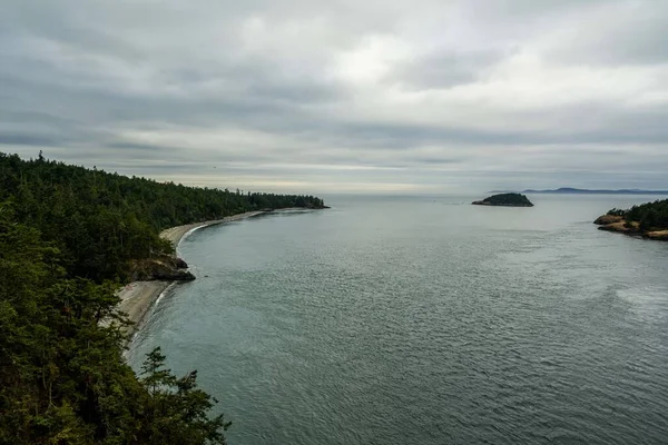 Overlooking Landscape View Whidbey Island Washington — Photo