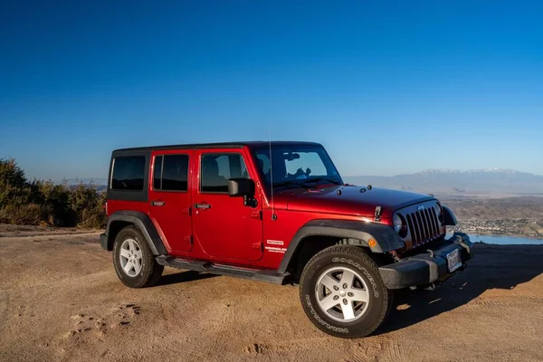 Lake Elsinore Usa Feb 2021 Jeep Wrangler Unlimited Sports Parked — Stock fotografie