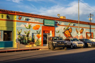 Tucson, AZ, USA - Oct 16, 2021: The Goodwill donation center