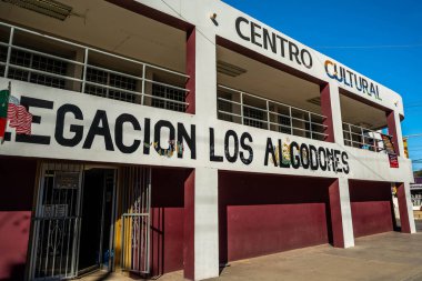 Los Algodones, BC, MX - 10 Kasım 2021: Tıbbi turizmiyle tanınan bir şehir