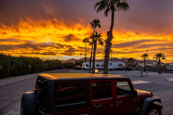 Yuma Usa Nov 2021 Jeep Wrangler Unlimited Sports Parked Preserve — Stok fotoğraf
