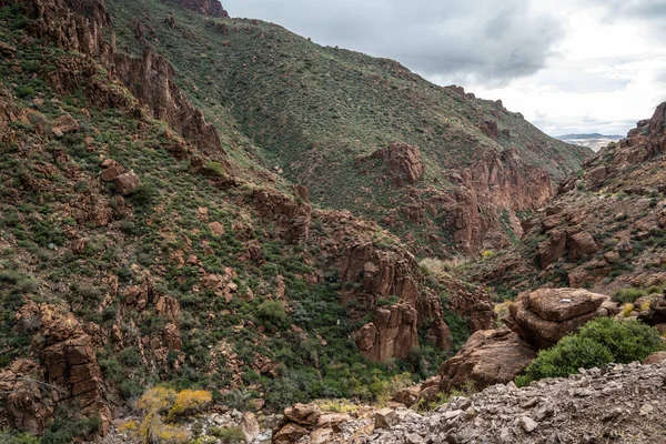 Overlooking View Tonto National Forest Arizona —  Fotos de Stock