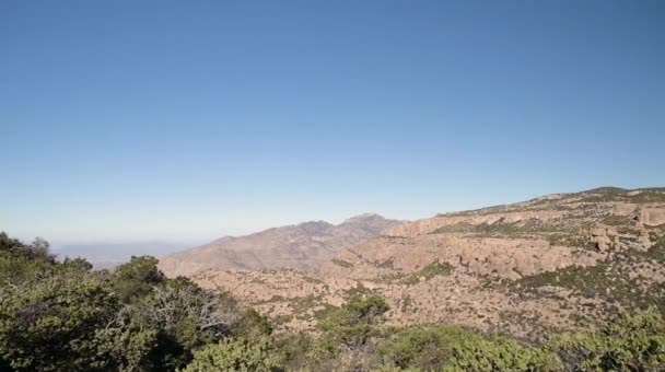 Vista Panorámica Naturaleza Tucson Arizona — Vídeos de Stock