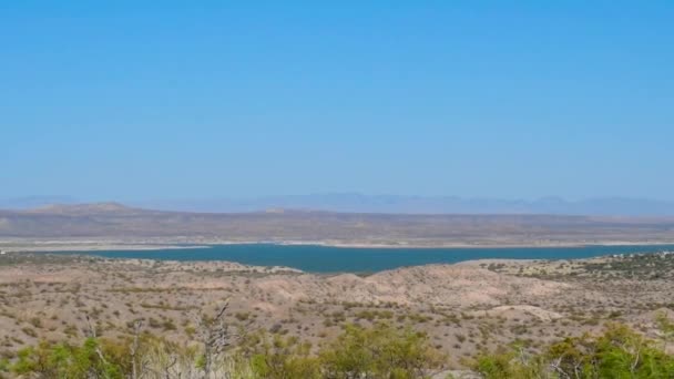 Uma Vista Panorâmica Elephant Butte México — Vídeo de Stock