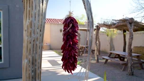 Ein Glühender Chili Tucson Arizona — Stockvideo