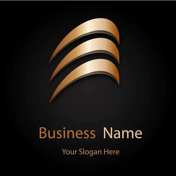 Logotipo ouro —  Vetores de Stock