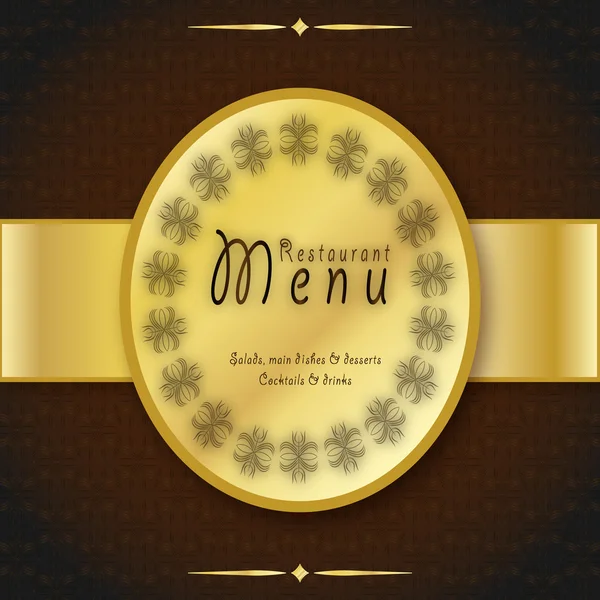 Menu du restaurant — Image vectorielle