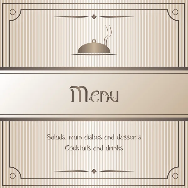 Menu Vintage — Image vectorielle