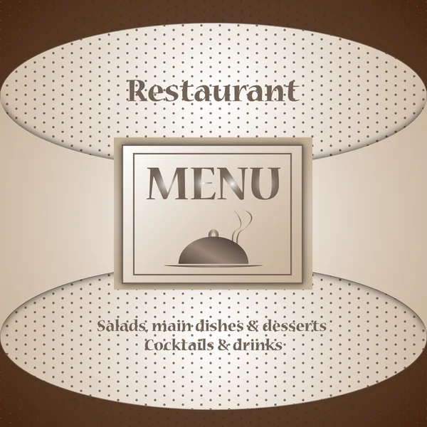 Speisekarte Restaurant — Stockvektor