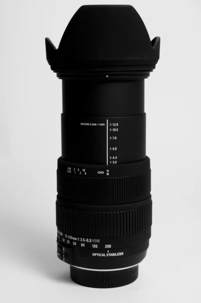 Kamera lensi 18-200 — Stok fotoğraf