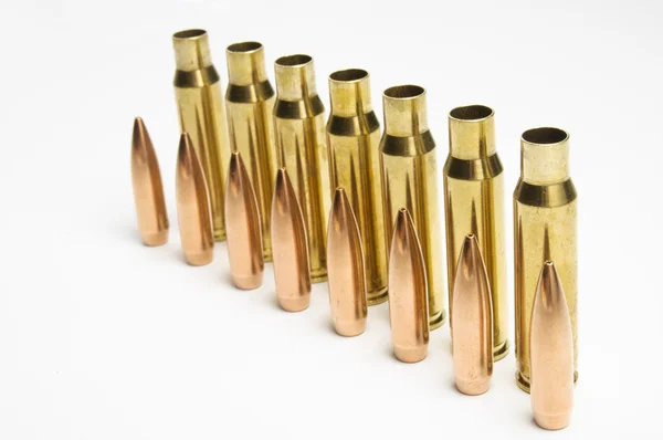 Proiettili di fucile separati — Foto Stock