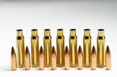 tüfek mermileri ayrılmış