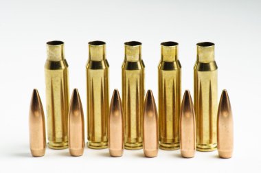 tüfek mermileri ayrılmış