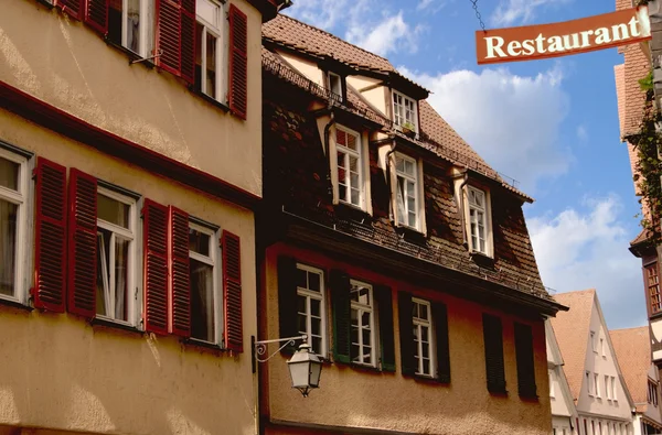 Tuebingen evde fachwerk — Stok fotoğraf