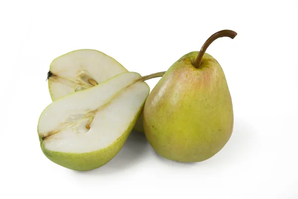 Sappige peren gesneden — Stockfoto