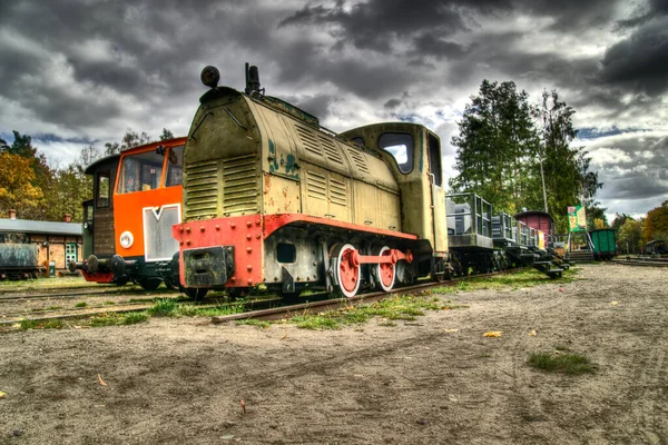 Museo Del Ferrocarril Rudy Voivodato Silesiano Polonia — Foto de Stock