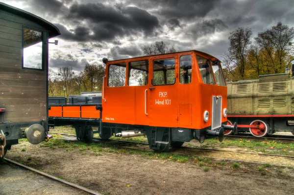 Vasútmúzeum Rudy Sziléziai Vajdaság Lengyelország — Stock Fotó