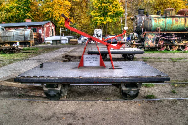 Spoorwegmuseum Rudy Silezisch Woiwodschap Polen — Stockfoto