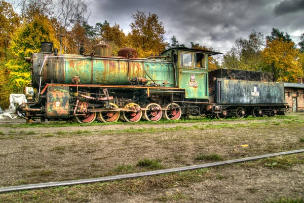 Eisenbahnmuseum Rudy Woiwodschaft Schlesien Polen — Stockfoto