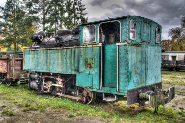 Museo Del Ferrocarril Rudy Voivodato Silesiano Polonia — Foto de Stock