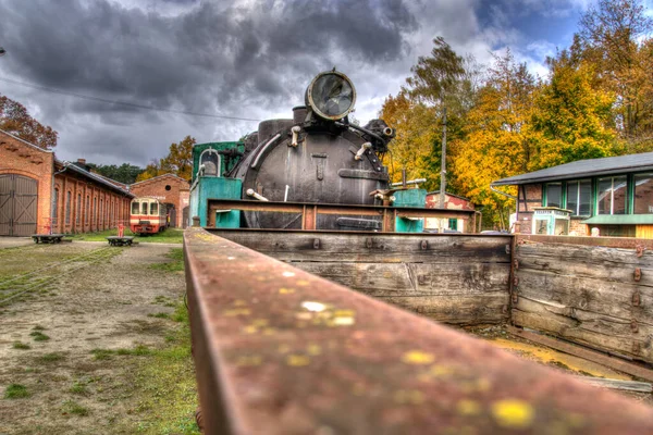 Museu Ferroviário Rudy Voivodia Silesiana Polônia — Fotografia de Stock