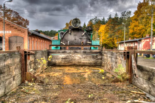 Museo Del Ferrocarril Rudy Voivodato Silesiano Polonia — Foto de Stock