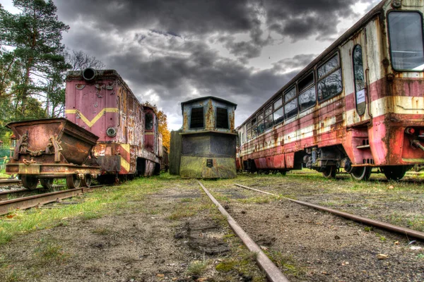 Railway Museum Rudy Silesian Voivodeship Poland — стокове фото