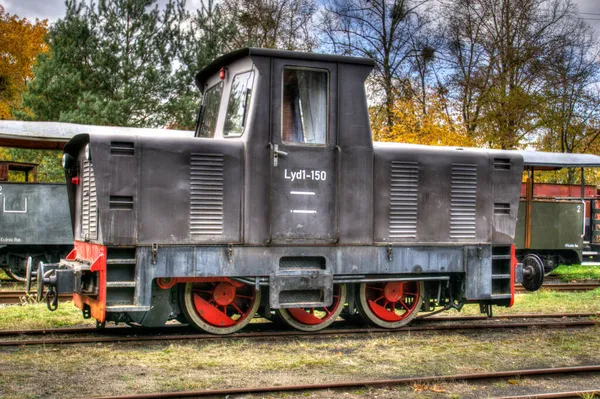 Museo Del Ferrocarril Rudy Voivodato Silesiano Polonia — Foto de Stock