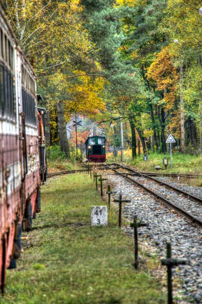 Museo Del Ferrocarril Rudy Voivodato Silesiano Polonia — Foto de Stock