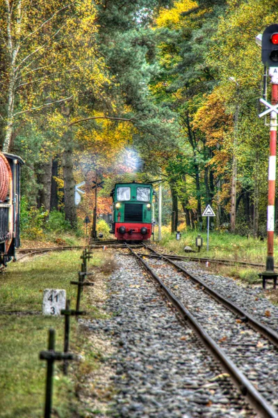 Museu Ferroviário Rudy Voivodia Silesiana Polônia — Fotografia de Stock