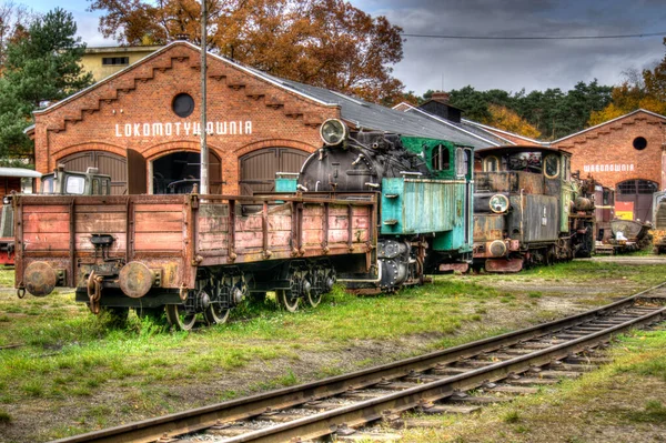 Museo Del Ferrocarril Rudy Voivodato Silesiano Polonia —  Fotos de Stock