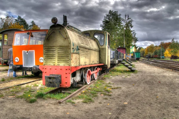 Železniční Muzeum Rudy Slezské Vojvodství Polsko — Stock fotografie