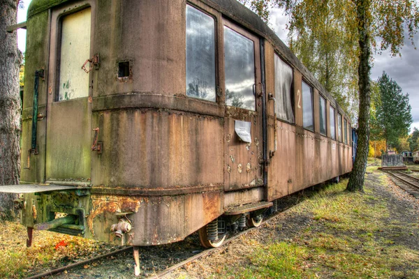 Museo Del Ferrocarril Rudy Voivodato Silesiano Polonia — Foto de Stock