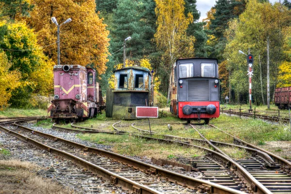 Museo Del Ferrocarril Rudy Voivodato Silesiano Polonia — Foto de Stock
