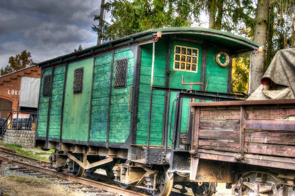 Museo Del Ferrocarril Rudy Voivodato Silesiano Polonia — Foto de Stock