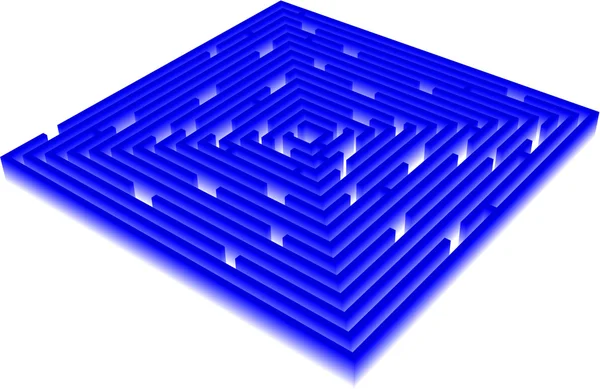 3D Vector Maze 1 — Stock Vector