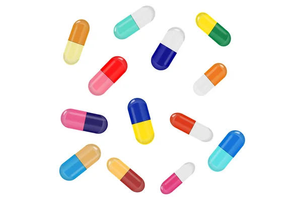 Random Capsules — Stockvector